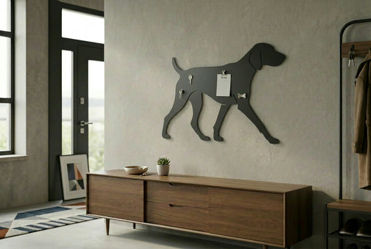 Magnettafel | Weimaraner-Silhouette - DieMetallmacher