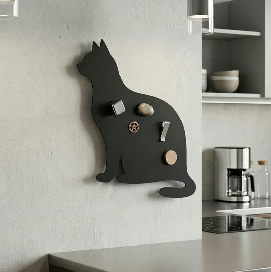 Magnettafel | Katzen-Silhouette - DieMetallmacher