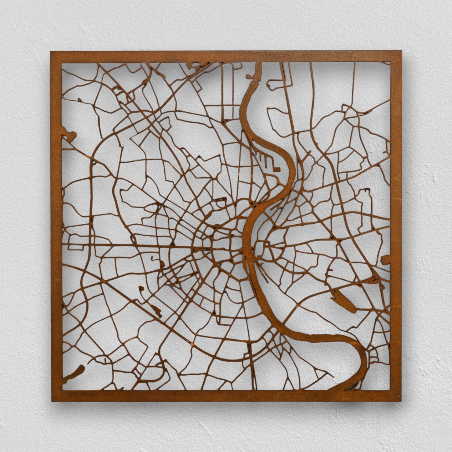 Köln | Wanddekoration | Edelrost Corten