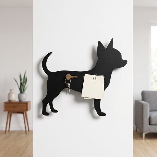 Magnettafel | Chihuahua-Silhouette - DieMetallmacher