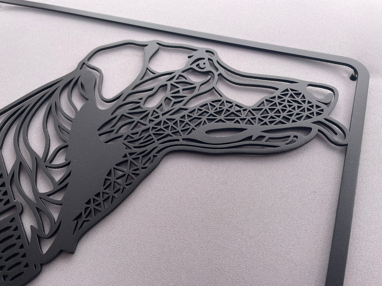 Individuelle Haustier-Wanddekoration aus Metall nach Ihrem Foto - DieMetallmacher