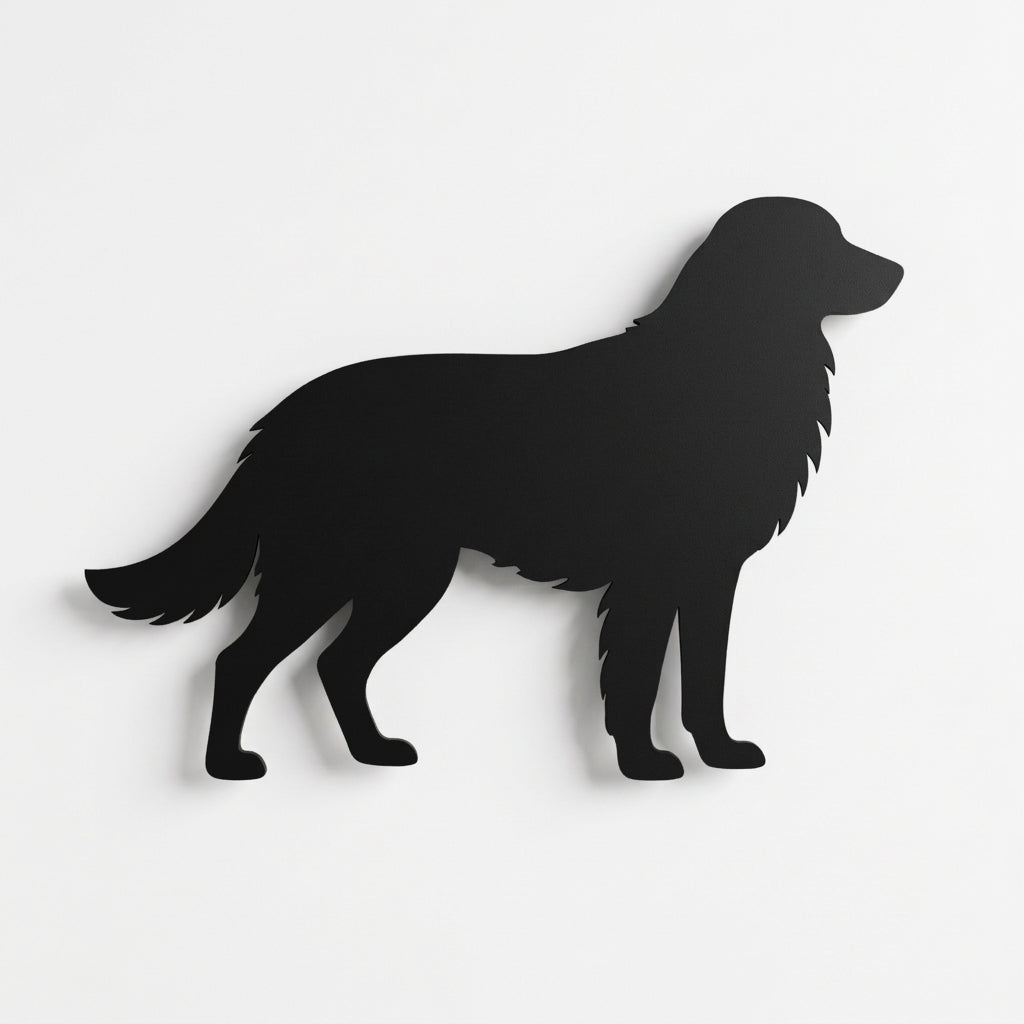 Magnettafel | Golden Retriever-Silhouette - DieMetallmacher