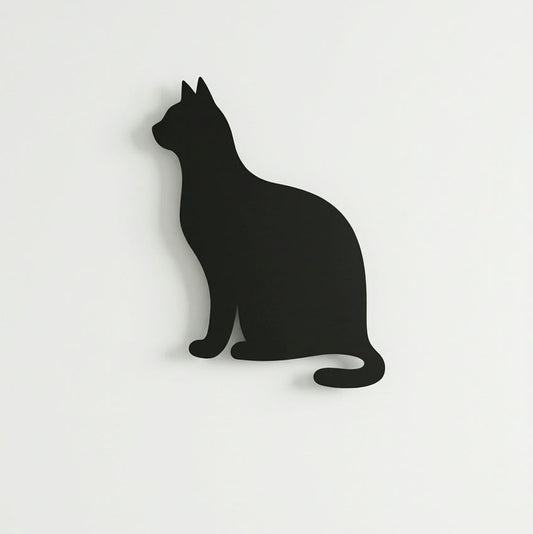 Magnettafel | Katzen-Silhouette - DieMetallmacher