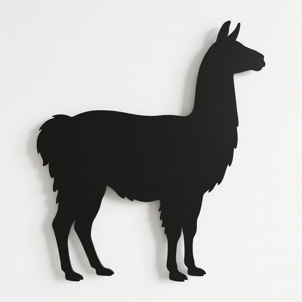 Magnettafel | Lama-Silhouette - DieMetallmacher