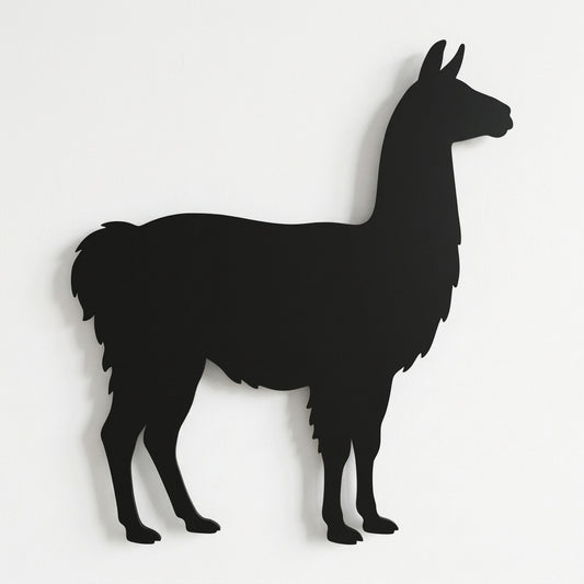 Magnettafel | Lama-Silhouette - DieMetallmacher