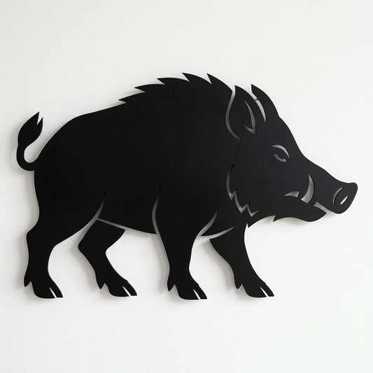 Magnettafel | Wildschwein-Silhouette - DieMetallmacher