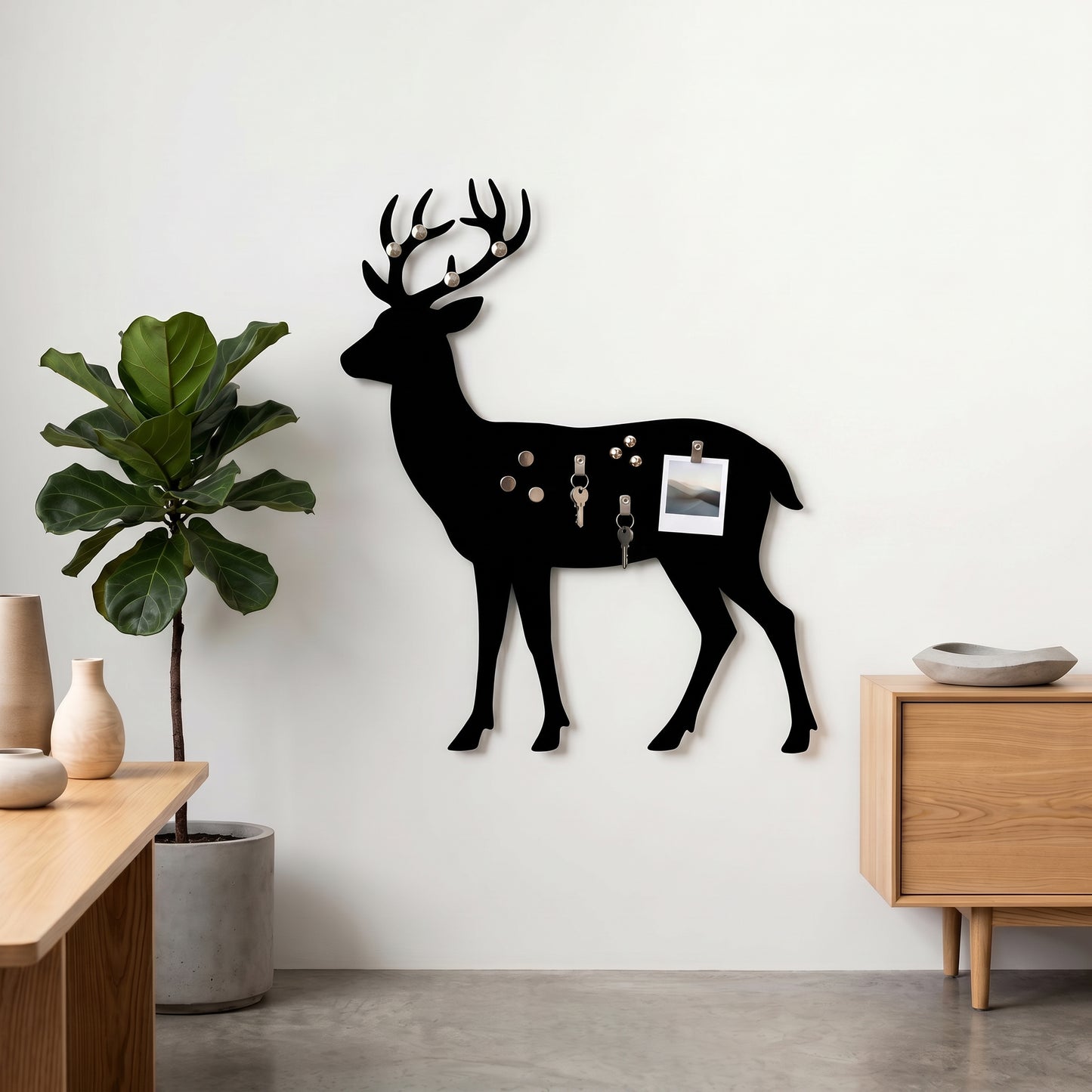 Magnettafel | Hirsch-Silhouette - DieMetallmacher