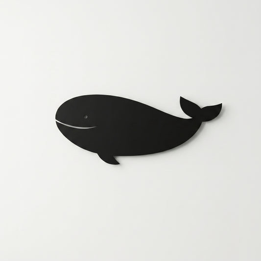 Magnettafel | Wal-Silhouette - DieMetallmacher