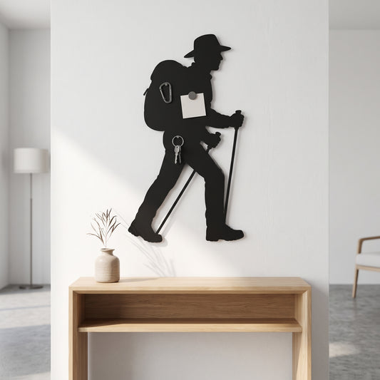 Magnettafel | Wanderer-Silhouette - DieMetallmacher