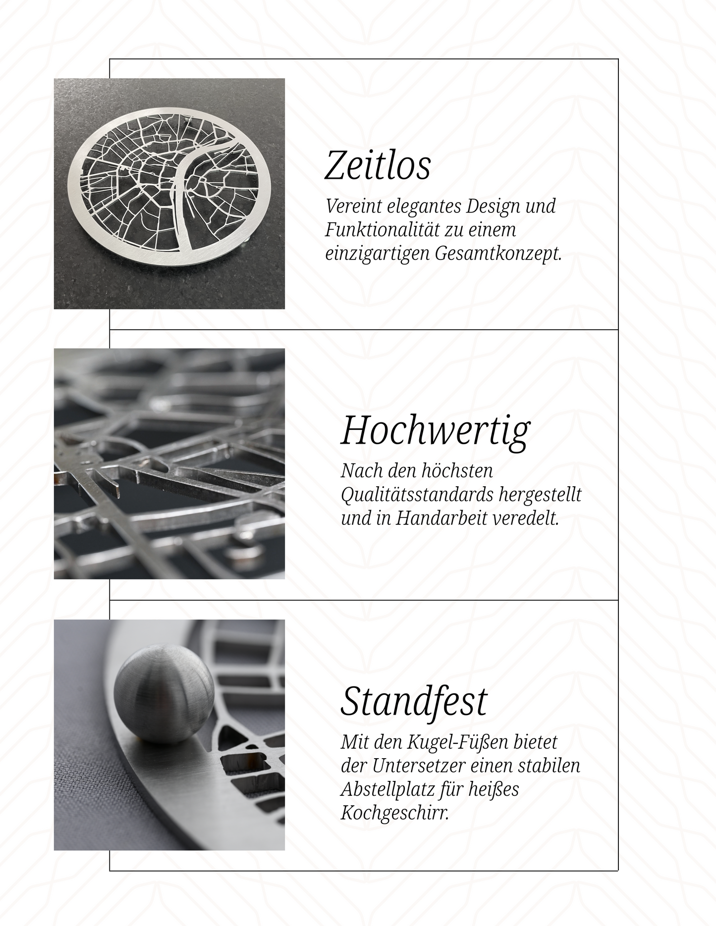 Nürnberg | Untersetzer | Rund - DieMetallmacher