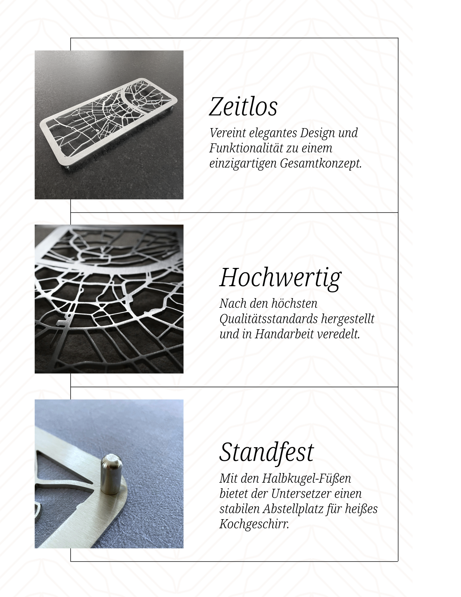 Köln | Untersetzer | Rechteckig - DieMetallmacher