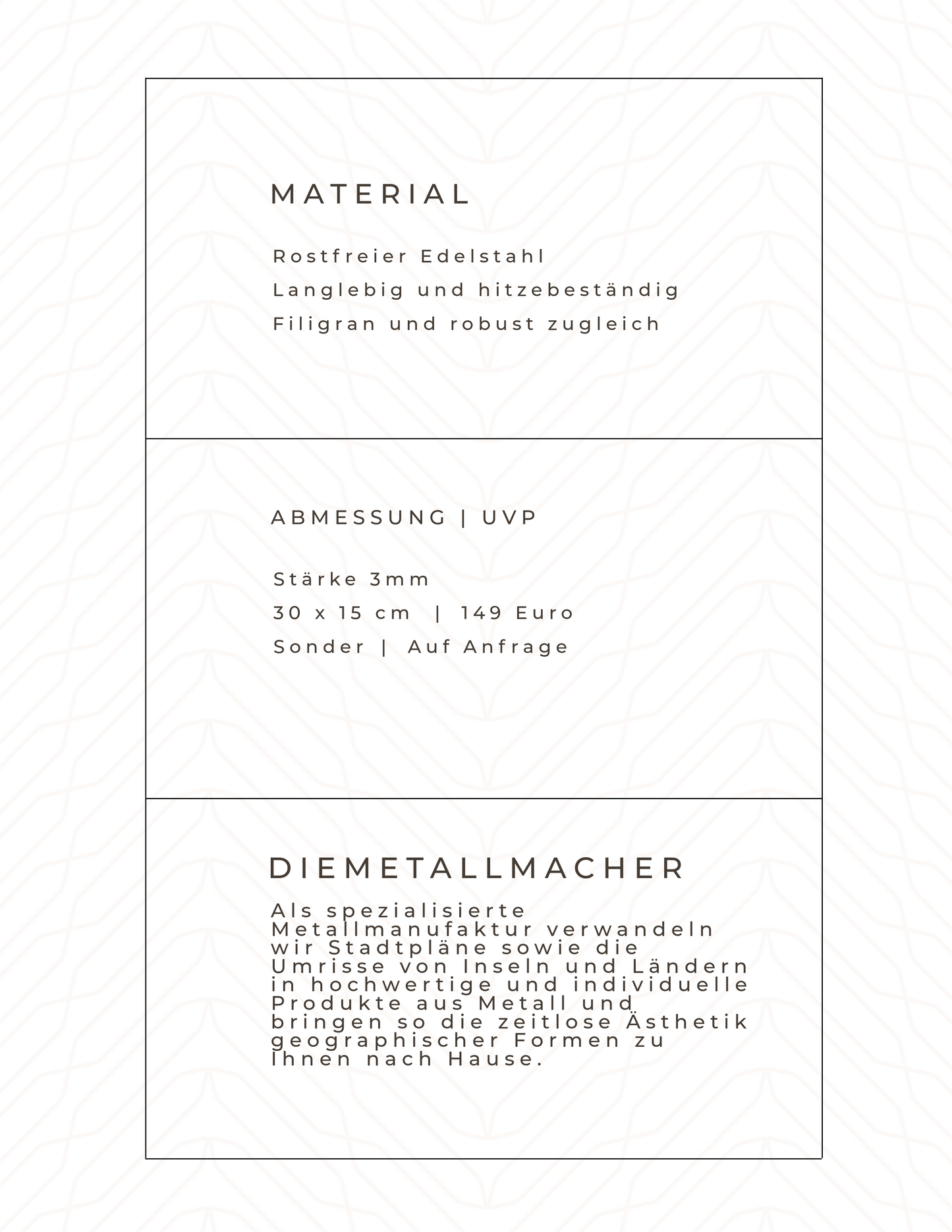 Köln | Untersetzer | Rechteckig - DieMetallmacher