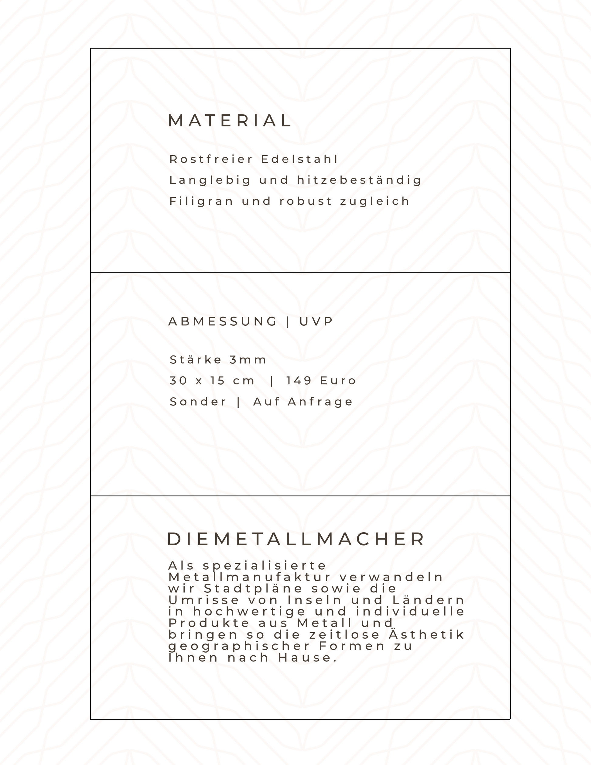 Köln | Untersetzer | Rechteckig - DieMetallmacher