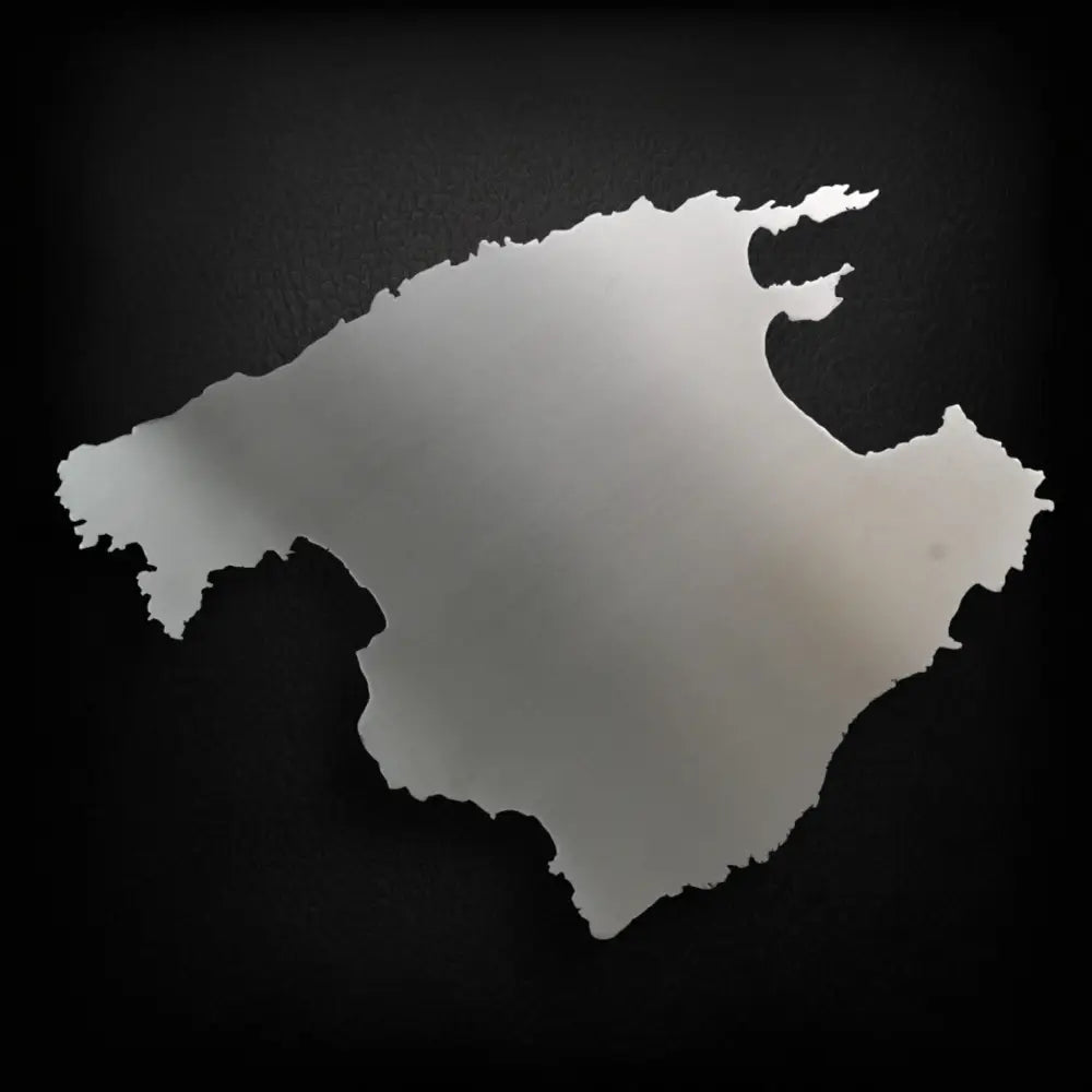 Individuelle Insel-Wanddeko aus Edelstahl - Sylt, Mallorca und mehr